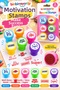 6-Piece Motivational Stamps Achievement Reward Stamps Teacher Assessment Stamps Vd061
