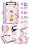 Cherry Patterned Secretary's Notepad 15X22 cm – 38 Sheets Lined Notepad - 3