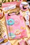 Donut Patterned Secretary's Notepad 15X22 cm – 38 Sheets Lined Notepad