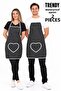 Trendy 2 Pieces Liquid Waterproof Kitchen Aprons