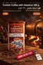 Kurukahveci Turkish Coffee with Hazelnut 250 g X 1 Tin - Roasted in Wood Fire