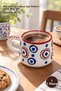 1 Piece Evil Eye Mug – Mug with Evil Eye Bead Pattern, Drinkware Cup, Mug, Cup, Gift