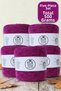 Sıklamen Color, Double-Ply Angora Knitting Yarn Set (Total 500 Gr.)
