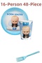Boss Baby Themed Birthday Party Set |   8 and 16 Person Capacity |   Plate, Cup, Fork Set |   Birthday Table Decoration 24 / 48 Pieces |   Children's Birthday Tableware Set - 3