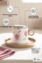 Cherry Blossom Porcelain Coffee Cup Set for 6 People - 2
