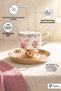 Cherry Blossom Porcelain Coffee Cup Set for 6 People - 2