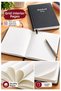 Navy Blue Hardcover Checkered Notebook 300 Sheets 20X28Cm 1 Piece Multi-Leaf Hard Cover Notepad Account Book School Office Stationery - 2