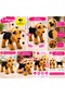 Plush Dog with Sound 40 cm Barking Realistic Cute Dog Toy Brown