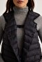 Black Regular Fit Compact Adjustable Collar Lightweight Inner Vest Twoaw27Ye00037 - 4