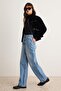 Blue Super High Waist Straight Jeans Twoaw27Je00309 - 2