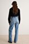 Blue Super High Waist Straight Jeans Twoaw27Je00309 - 4