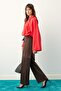 Limited Edition Kahverengi Cepli Dokuma Pantolon TWOAW27PL00077 - 2