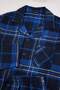 Navy Blue Regular Plaid Medium Thickness Shirted Woven Pajama Set Tmnaw27Pt00039 - 3
