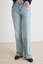 Blue High Waist Wide Leg Jeans Twoaw27Je00323 - 3