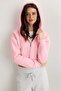 Light Pink Crop Oversize Knitted Cardigan/Sweatshirt Twoaw25Sw00302