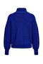 Lacivert Studio High Collar Zippered Soft Knitwear Sweater Twoaw27Kz00277 - 4