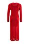 Trendyol Studio Red Body Hugging Premium Yarn Maxi Knitwear Dress Twoaw27El00217 - 8