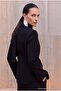 Trendyol Studio Shawl Black Blazer Jacket Twoaw27Bc00051 - 4