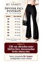 Trend Flared Leg Shaping Waist And Leg Area Leggings Pants - 2