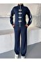 Modal Striped Track Suit Set - 3