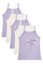 Cotton Tank Tops for Girls, 5-Piece Set