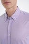 Slim Fit Collar Buttoned Printed Cotton Claret Red Shirt g 1606 - 6