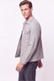 Comfort Fit Side Pocket Buttoned Flexible Gray Linen Shirt Jacket C 737 - 6