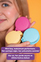 Beauty Makaron Metallic Hair Brush - 3D Flexible, Mirrored, Purse Size - Compact Detangler - 5