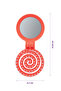 Beauty Makaron Extension Hair Brush - Special for Extension Hair, 3D Flexible, Mirrored, Bag Size - 8