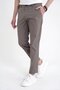 Comfort Fit Comfortable Fit Side Pocket Elastic Waist 97% Cotton Khaki Trousers P 1214 - 5