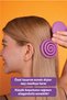 Beauty Makaron Hair Brush - 3D Flexible, Mirrored, Bag Size - Compact Detangler - 4