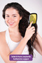 Beauty Pro Miracle Brush Hairbrush - Heat Resistant, Suitable for Welded Hair, Hair Detangling and Combing - 7