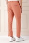 Comfort Fit Belden Fabric Belted Cotton Orange Jogger Pants P 1154 - 5