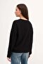 Uzun Kollu Basic T-shirt B10571 - 6