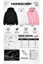 Dear Couple Combination King Queen Printed Hooded Sweatshirt Set of 2 – Unisex Oversize - 3