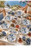 Blue Kitchen Model 6-Person 14-Piece Modern Breakfast - Brunch Set with Bowls