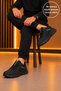 Men's Waterproof Poly Sole Fuspedli Sports Shoes - Black - 2
