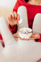 Cupid Enamel 4-Piece Bowl with Lid, Snack Bowl, Breakfast Bowl, Jam Bowl, Olive Bowl, Serving Set 8cm 200 ml - 2