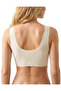 Front Snap Button Bra Seamless Ribbed Bralette Bra Suitable for Daily Use Women's Crop Bras Laser Cut - O8803 - 2
