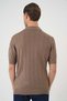 Comfort Fit Polo Neck Cotton Short Sleeve Casual Mink Knitwear T-Shirt Tr 880 - 6