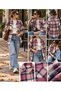 Kadın Oversize Ekose Oduncu Gömlek - 4
