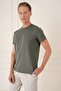 Men's Ts 885 Slim Fit Khaki Sports T-Shirt - 4