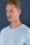Slim Fit Flexible Cotton Long Sleeve Blue T-Shirt Ts 870 - 6