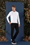 Slim Fit Stretch Cotton Long Sleeve White T-Shirt Ts 870 - 2