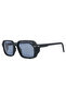 The Squared Matte Black Polarized Unisex Sunglasses - 2