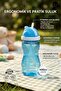 400 ml Children's Water Bottle with Straw - Practical Easy-Open Straw System, Leak-Proof Flask for School and Kindergarten, Bpa-Free.