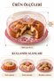 26 cm Ceramic Cake Pan with Lid, Pastry Presentation Plate - 3
