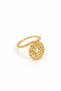 Gold Spiral Design Ring