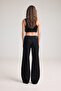 Leopar desenli flok jean - 4