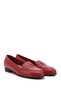 Women's Red Antique Genuine Leather Ballerinas - 3